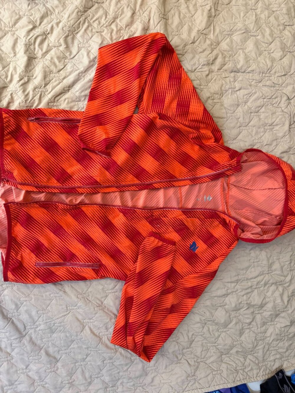 Small womens rabbit windbreaker with hood